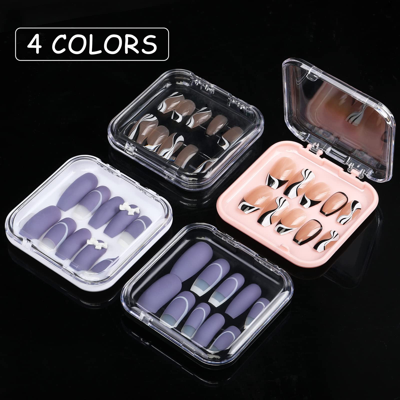 MAKALONE 60pcs double-sided nail tape close-up ideal for secure display