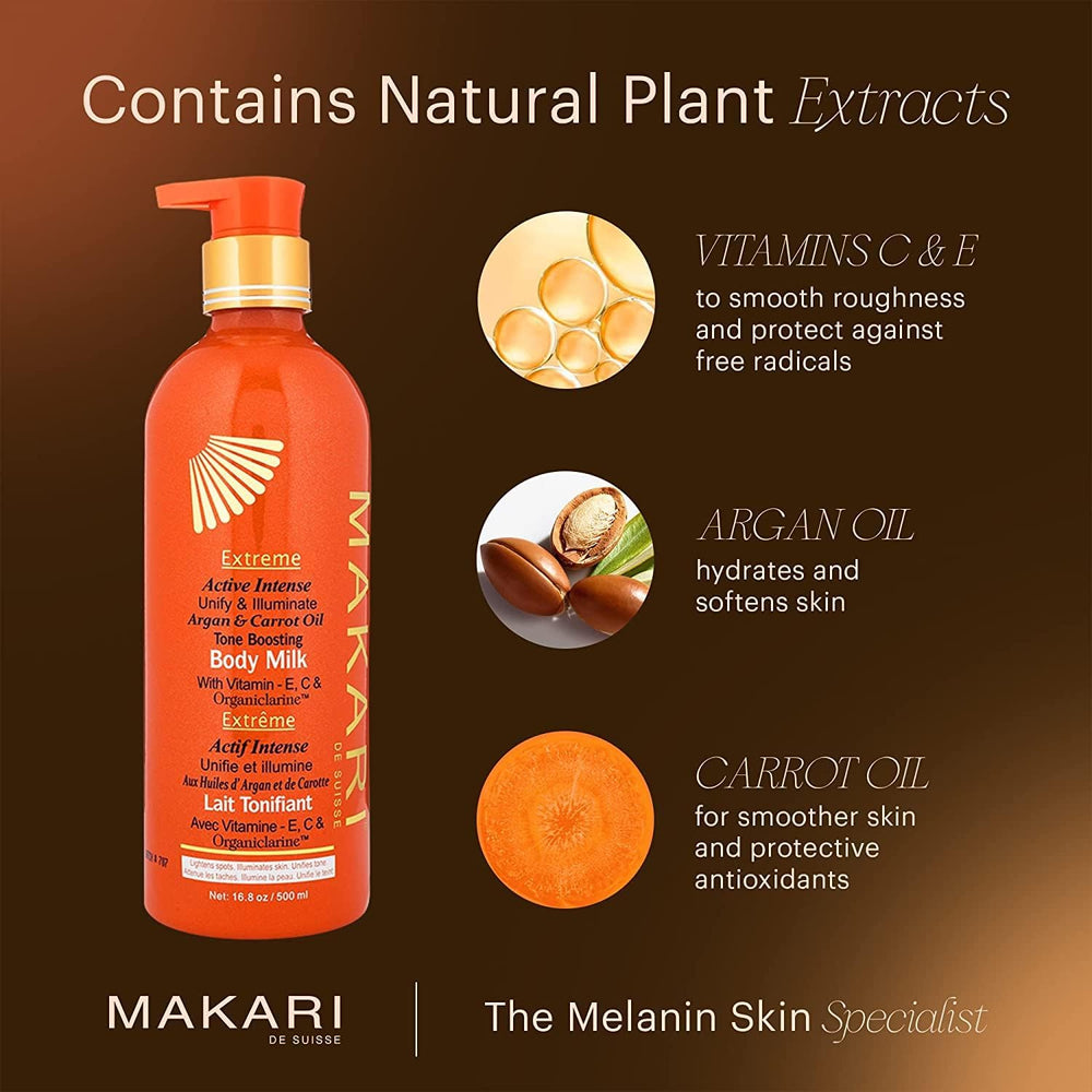 Carrot and argan oil infusion visual indicating antioxidant-rich formula