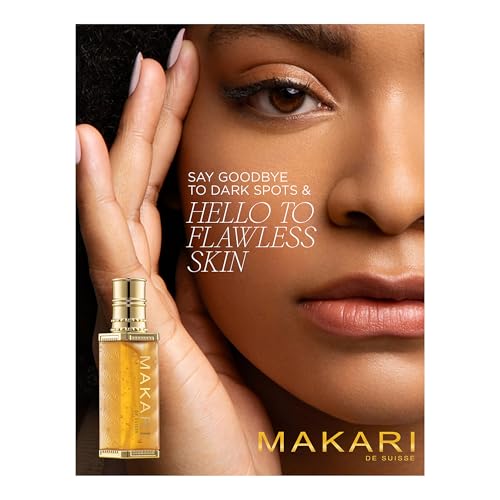 Makari classic serum spot-application highlights targeted texture improvement in problem areas