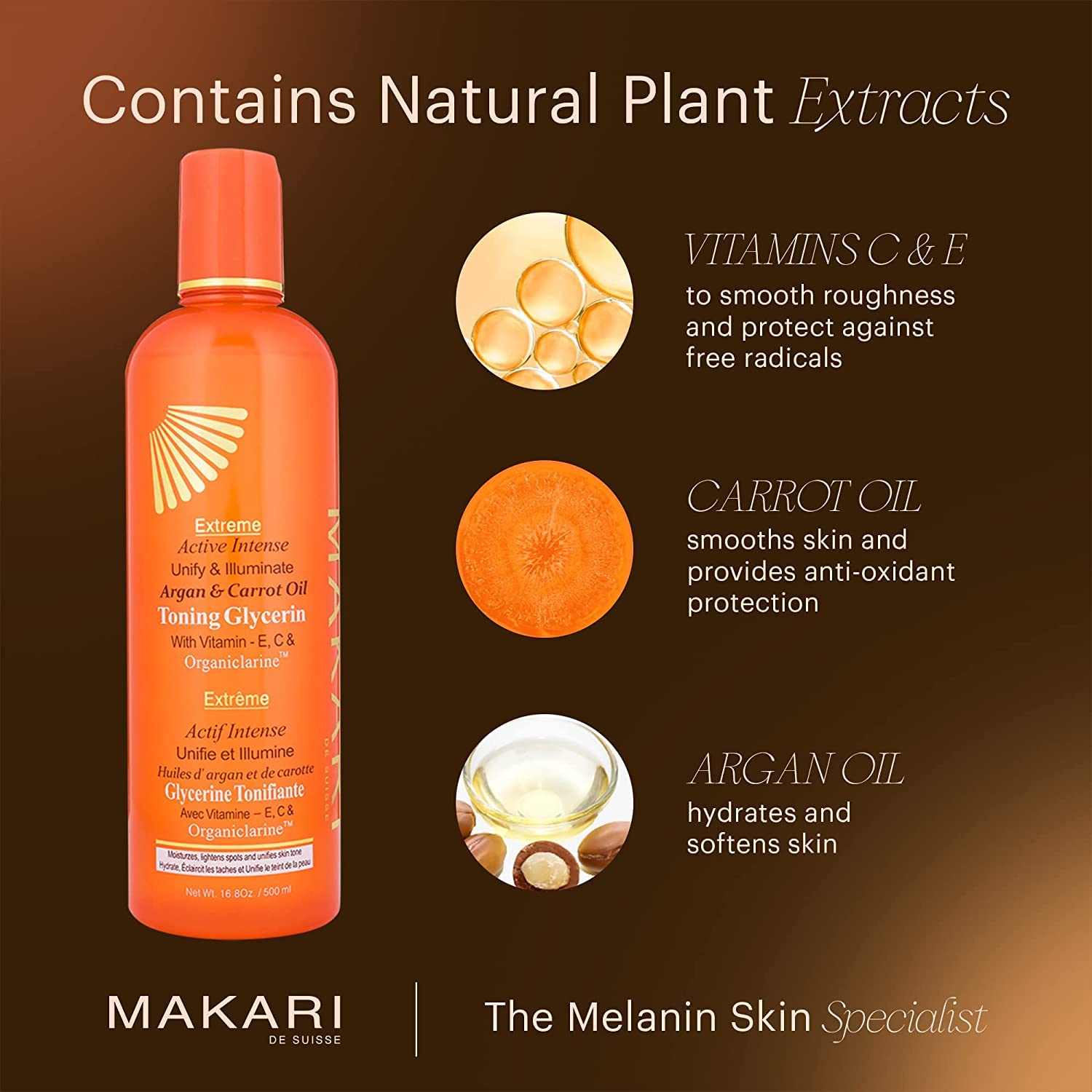MAKARI Extreme damp-skin application demonstrates moisture locking.