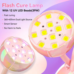 Makartt 39W LED nail lamp delivers fast, even curing across gel types.