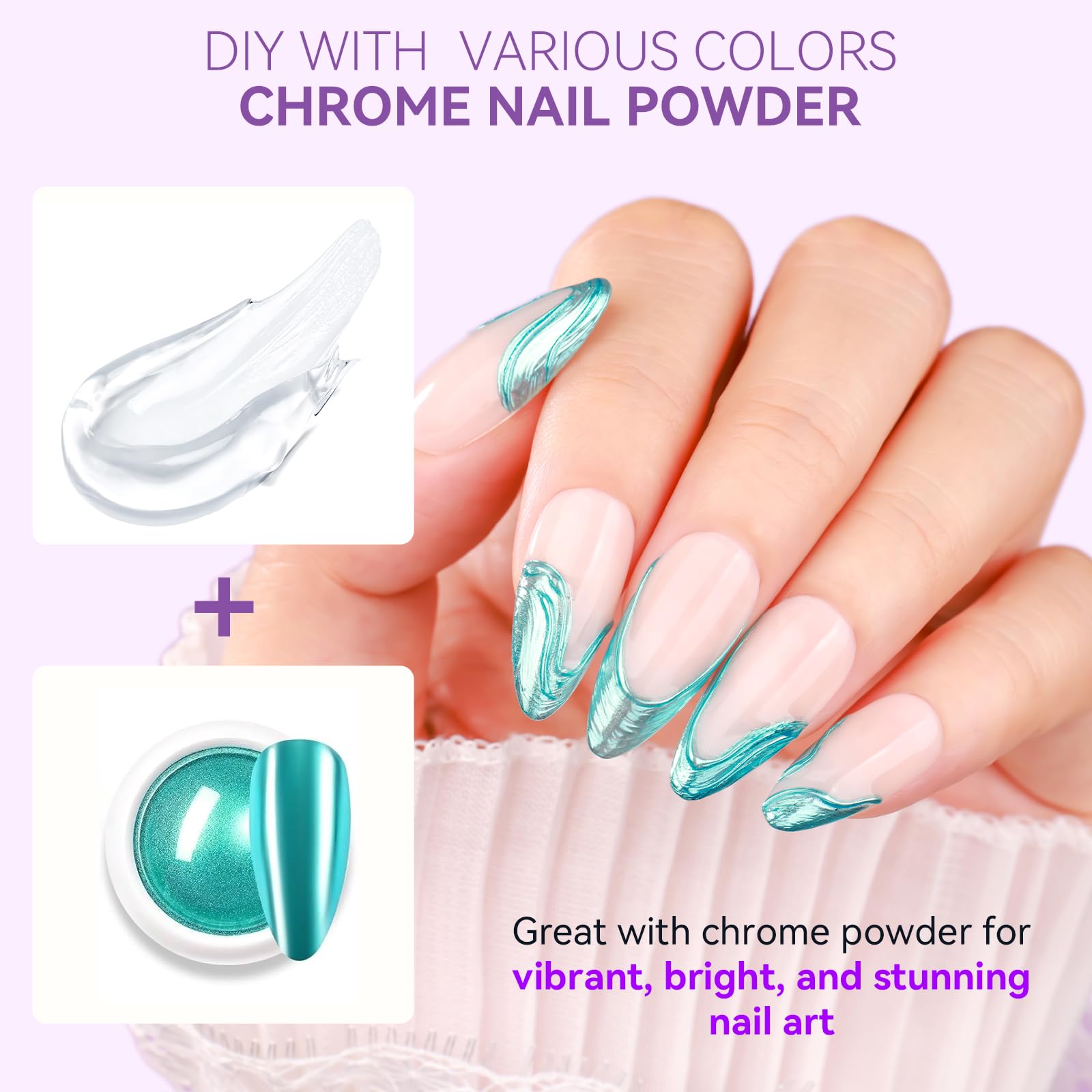 Makartt 3D Nail Gel application swatch showing smooth, thin texture for fine lines