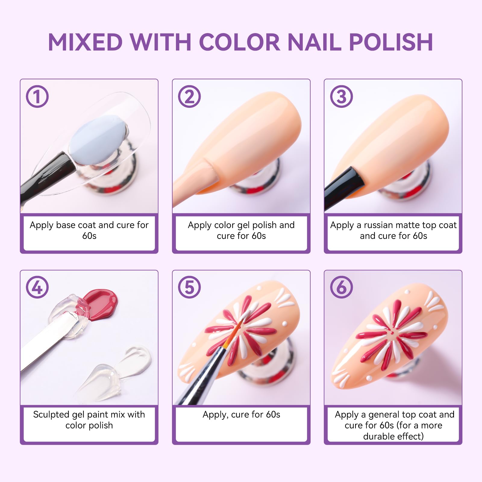 Makartt 3D Nail Gel ideal for home and salon DIY nail art