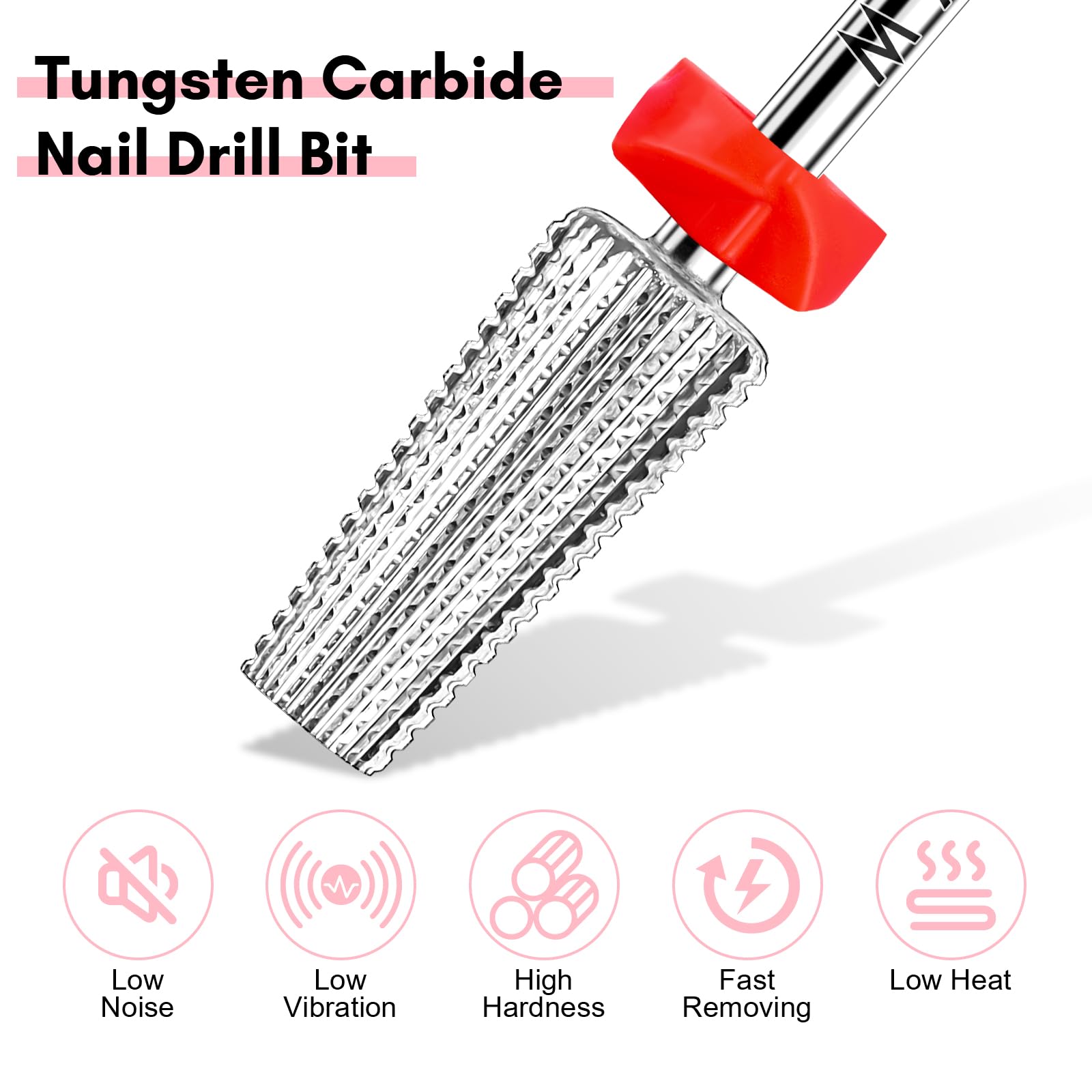Makartt 5 in 1 bit in action for shaping nails