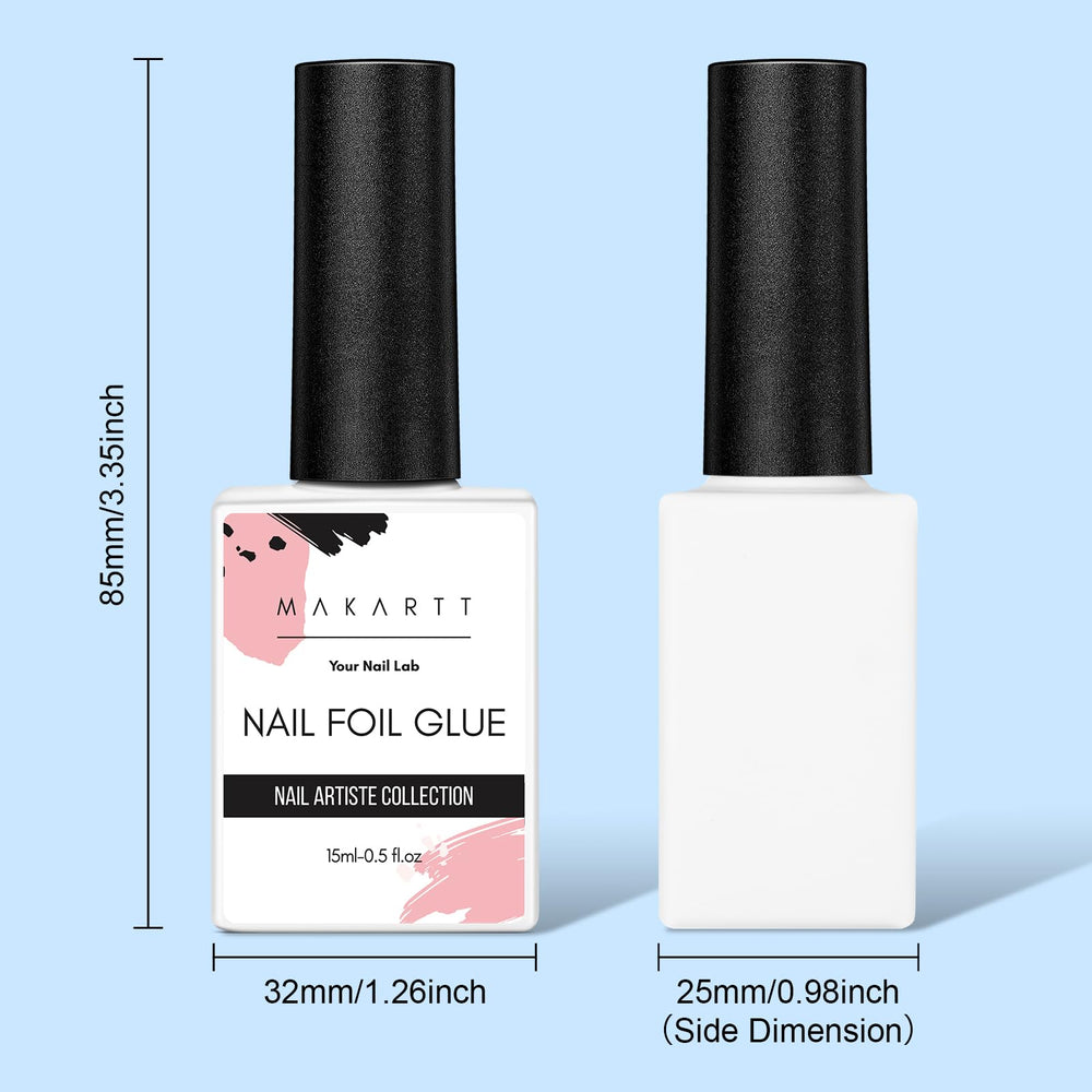Makartt at-home DIY manicure setup featuring easy foil transfer steps