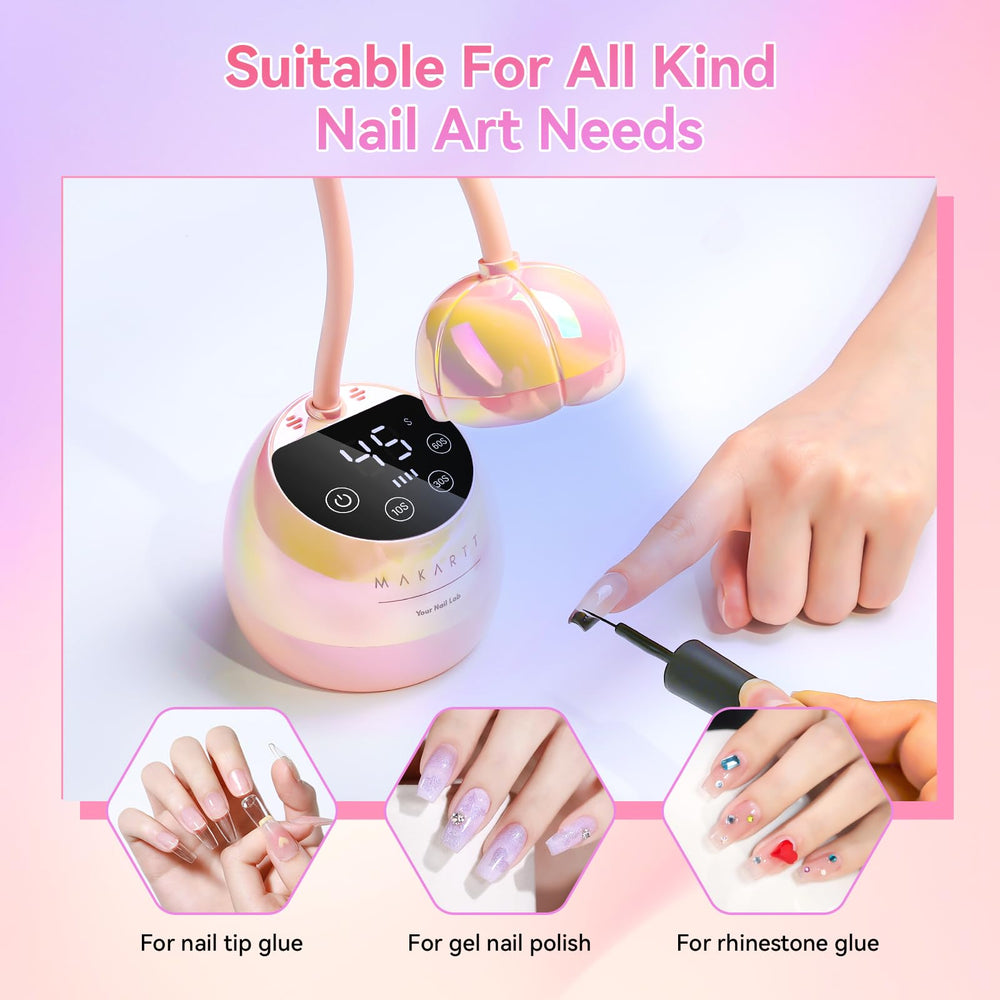 Makartt auto sensor activates smoothly for quick, hands-free nail sessions.