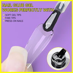 Makartt base coat for gel nails provides smooth, durable foundation.