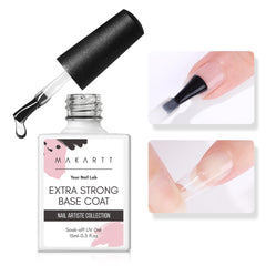 Makartt base coat nail polish bottle shows clear foundation for stronger manicures