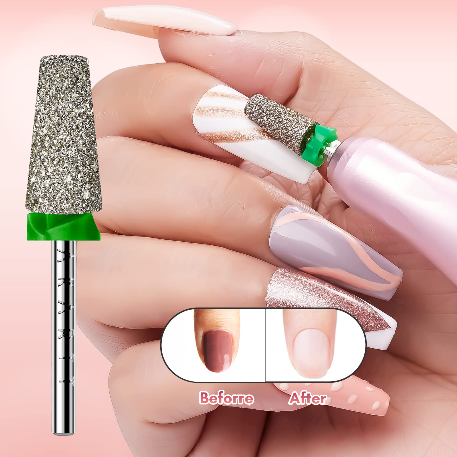 Makartt beginners friendly nail tech bit designed for easy shaping and removal