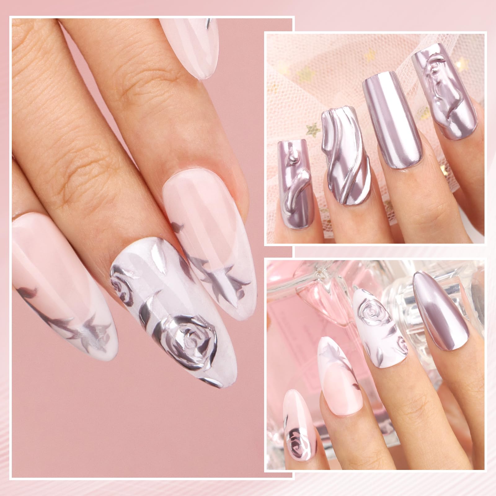 Makartt Chrome Gel Nail Polish DIY Manicure offers at home salon style possibilities.