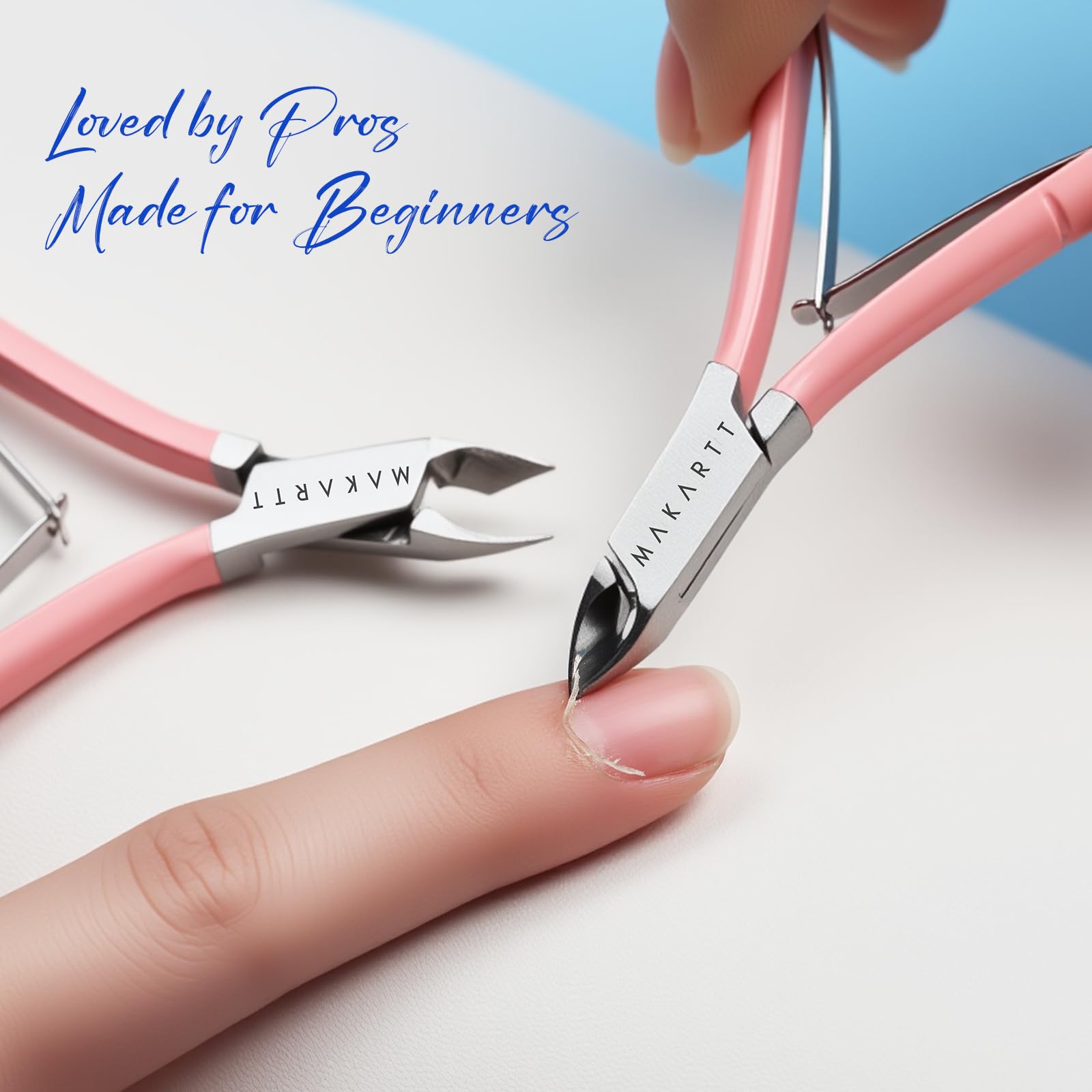 Makartt kit-ready cuticle nippers are easy to sanitize and store safely.