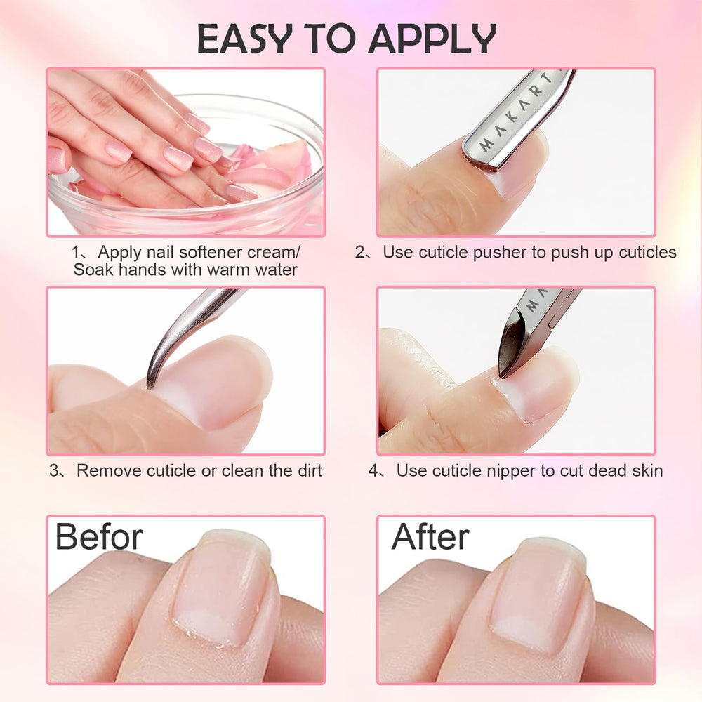 Makartt Cuticle Trimmer double spring design reduces slack and improves control.