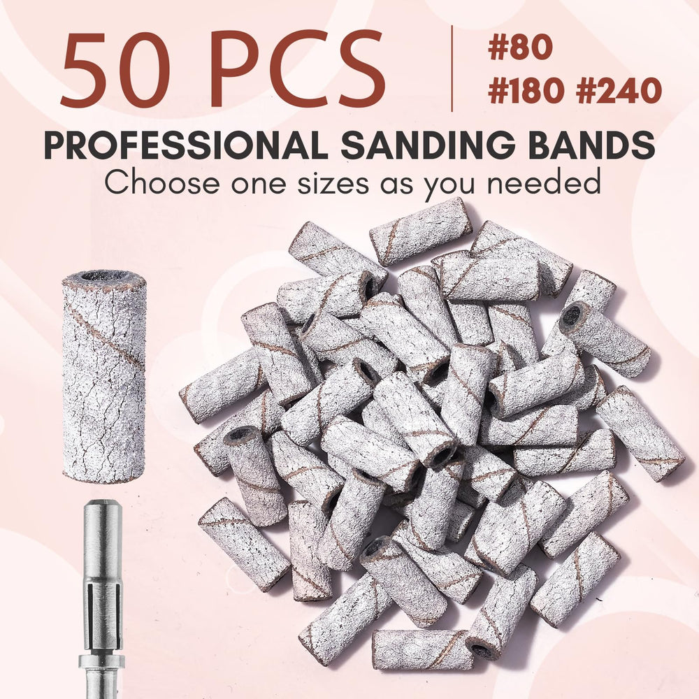Makartt sanding bands used for DIY nail art at home for neat results.
