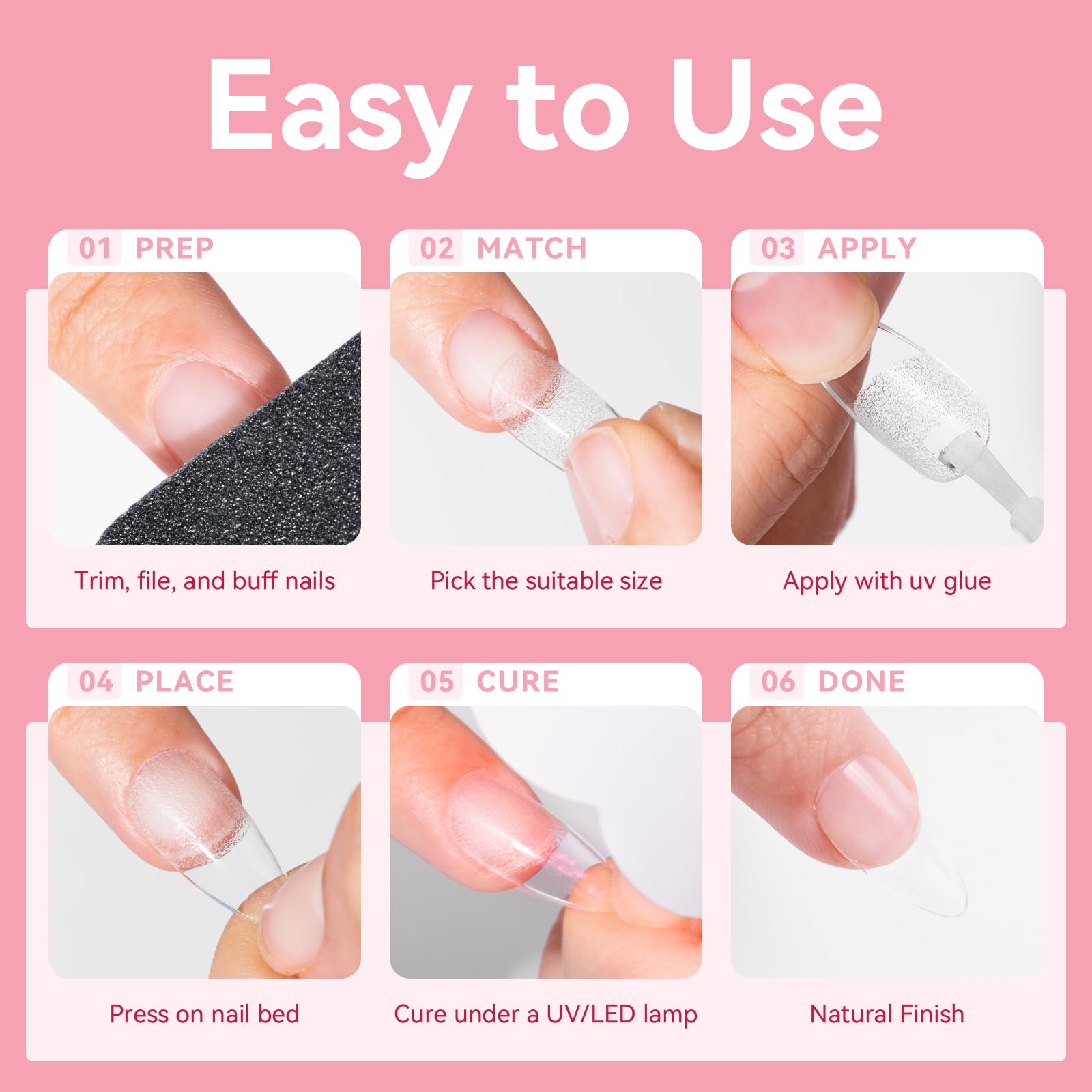 Makartt easy-trim tips with clipper-friendly shape for versatile lengths