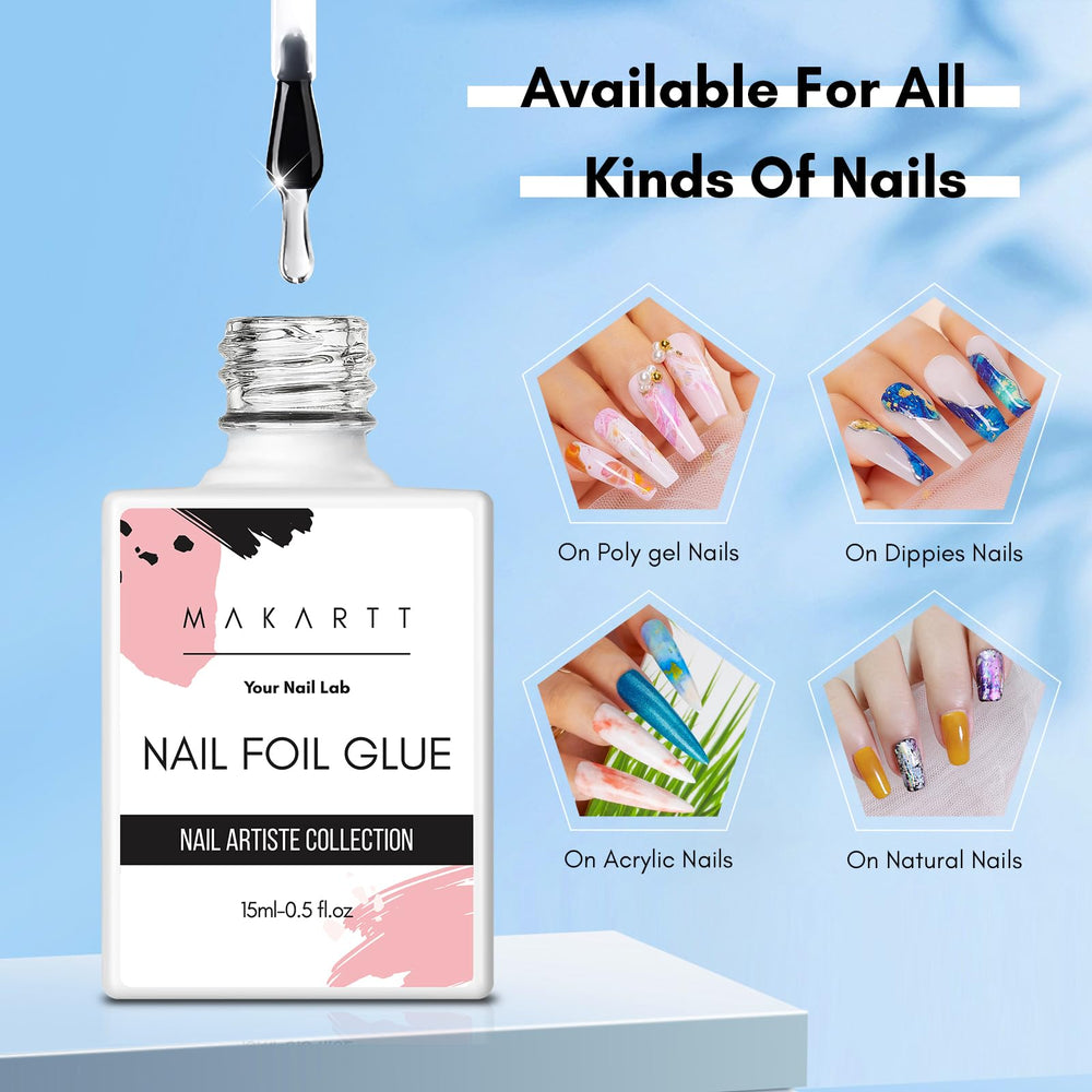 Makartt foil glue kit note indicating stickers sold separately for customization