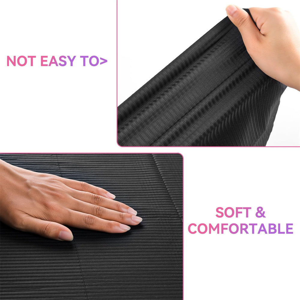 Makartt disposable mats are foldable and travel-friendly for on-the-go nail sessions.