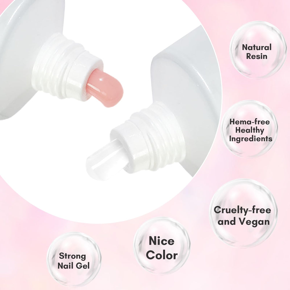 Makartt Gel poligel Desarrollo Uñas 50ml, protege y fortalece uñas naturales.