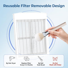 Makartt HEPA-standard filter preserves air quality during manicures