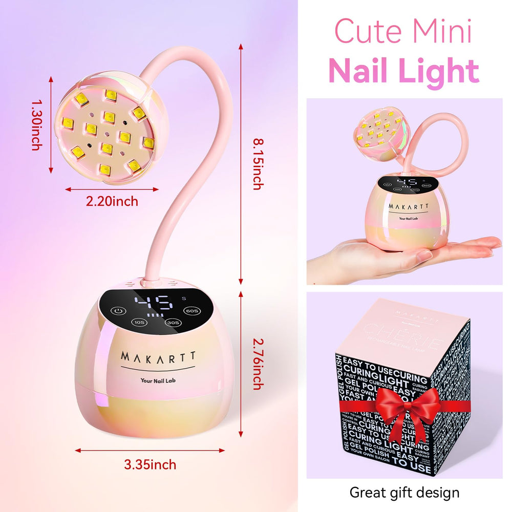 Makartt cordless design supports home use and mobile nail art sessions.