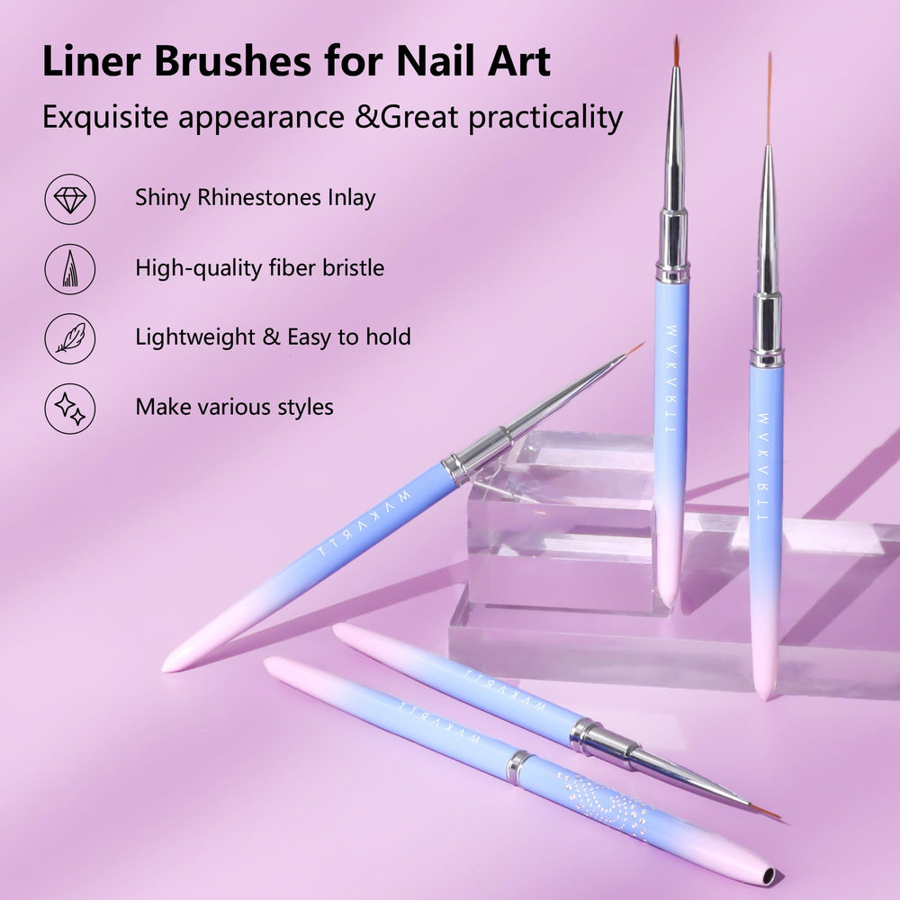 Makartt liner brush 7mm tip close-up for fine detailed line work