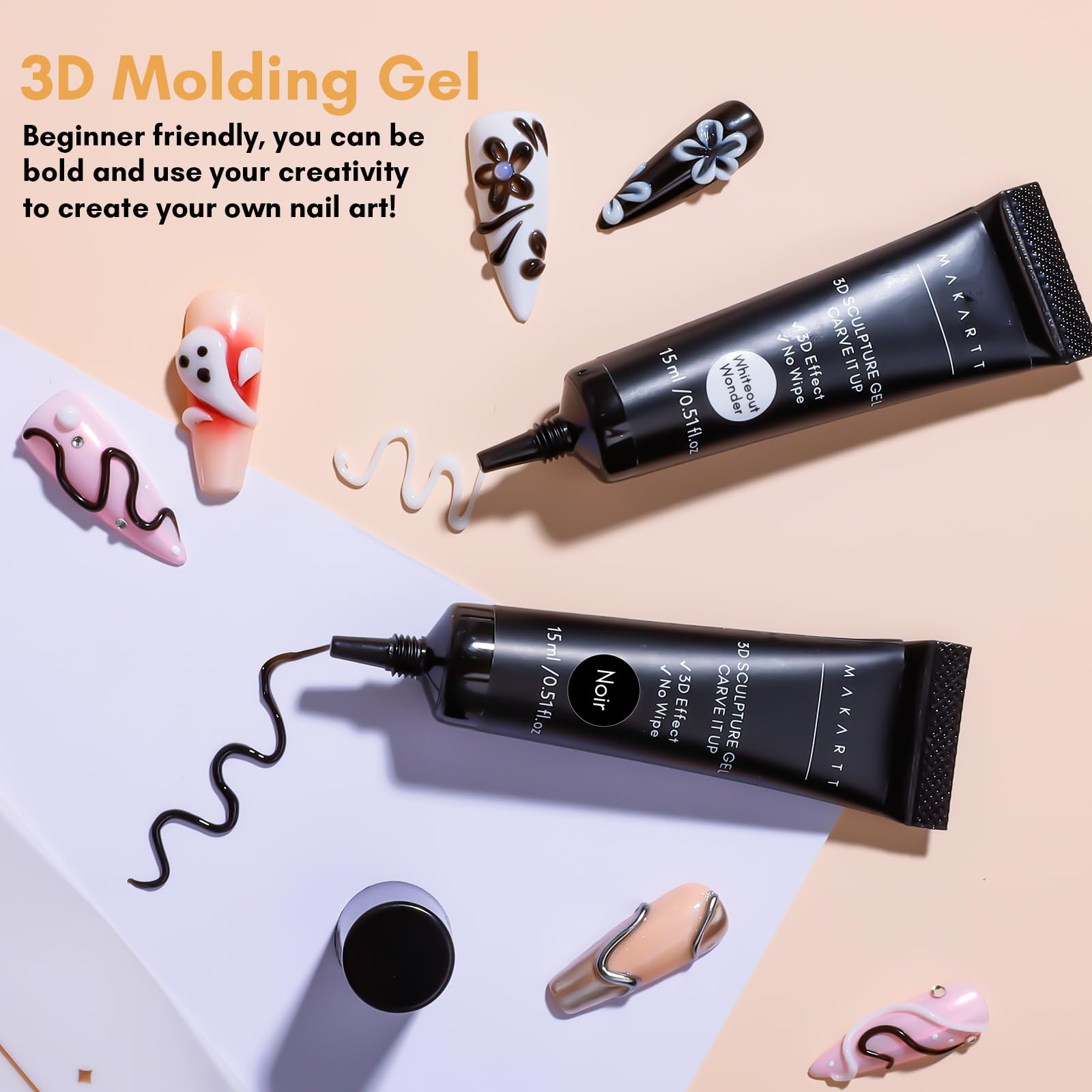 Makartt gel longevity showcased with durable, glossy wear under proper cure.