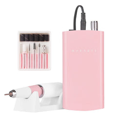 Makartt Malory pink nail drill front view for precise shaping