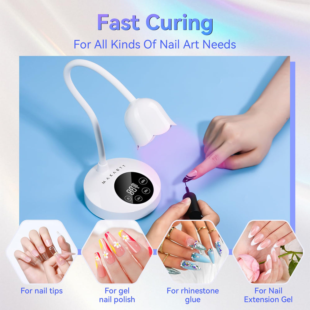 Makartt Mini UV Light USB charging setup for convenient recharge.