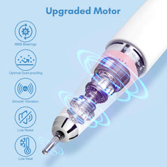 Makartt nail drill 30000rpm in action for fast shaping and smoothing
