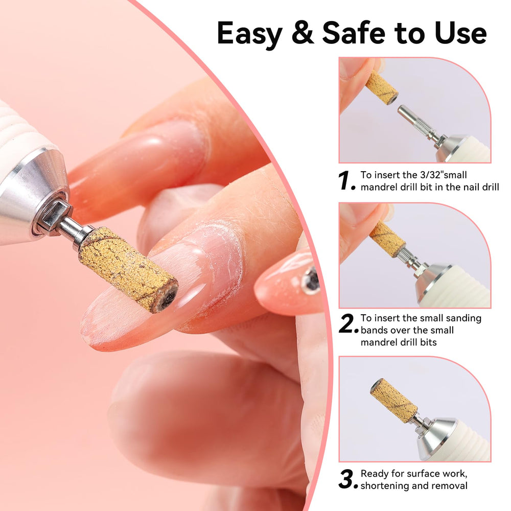 Makartt four color sanding bands help quick grit identification for efficient prep.