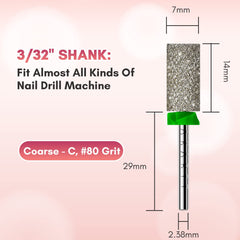 Makartt 3/32-inch shank fits most drills for versatility.