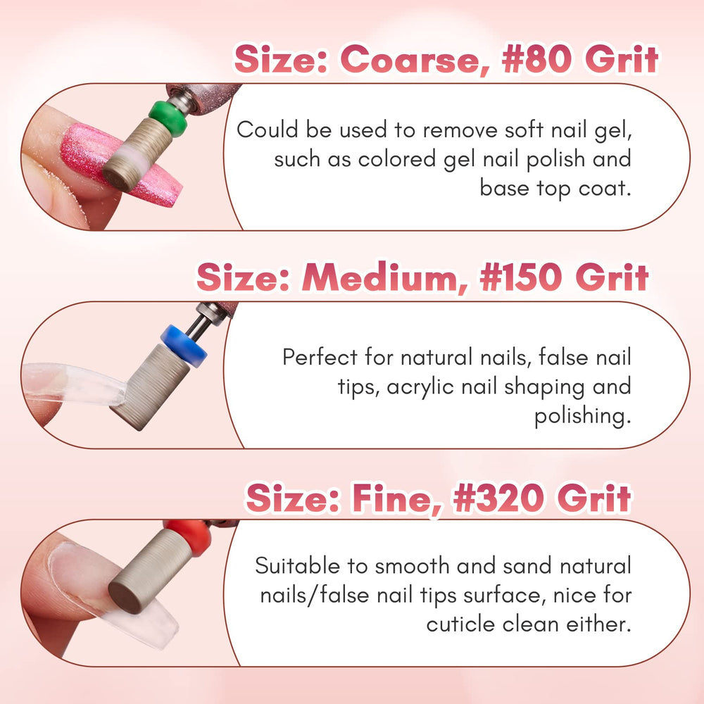 Makartt gel removal focus bit suitable for soft gels and polish.