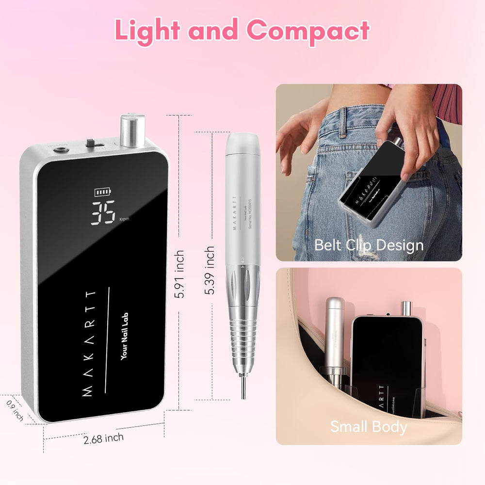 Makartt Nail Drill speed chart helps pick the right RPM for tasks