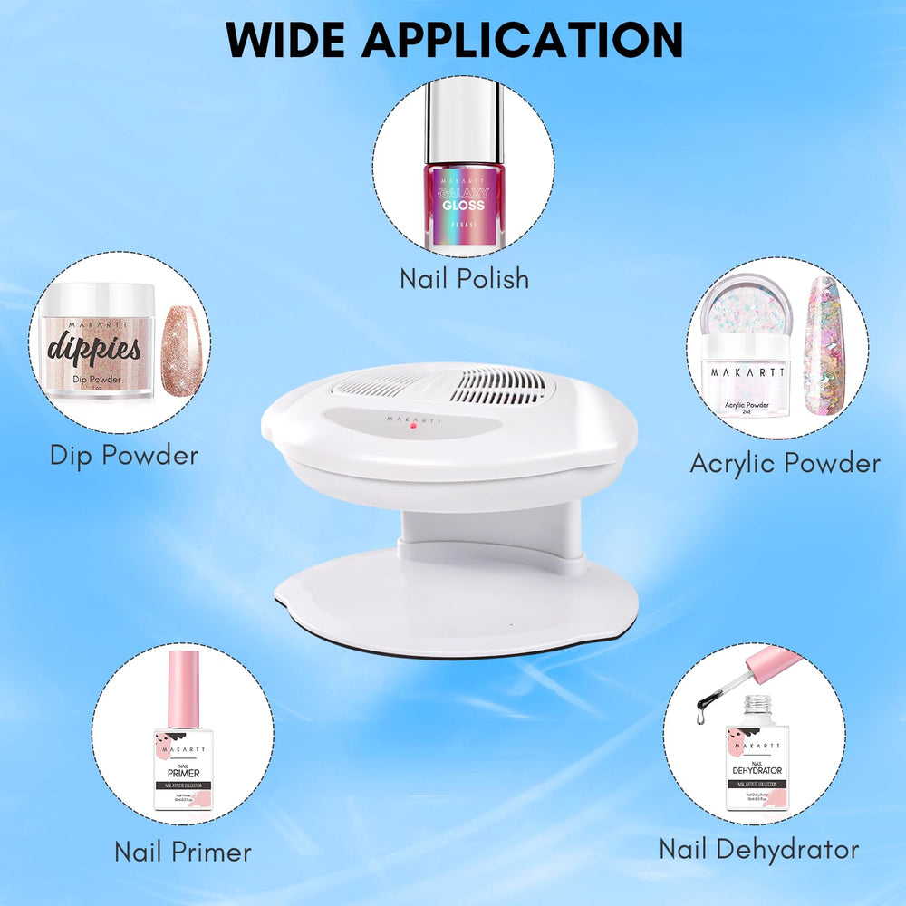 Makartt nail-dryer-hands-inside sensor-based operation during use