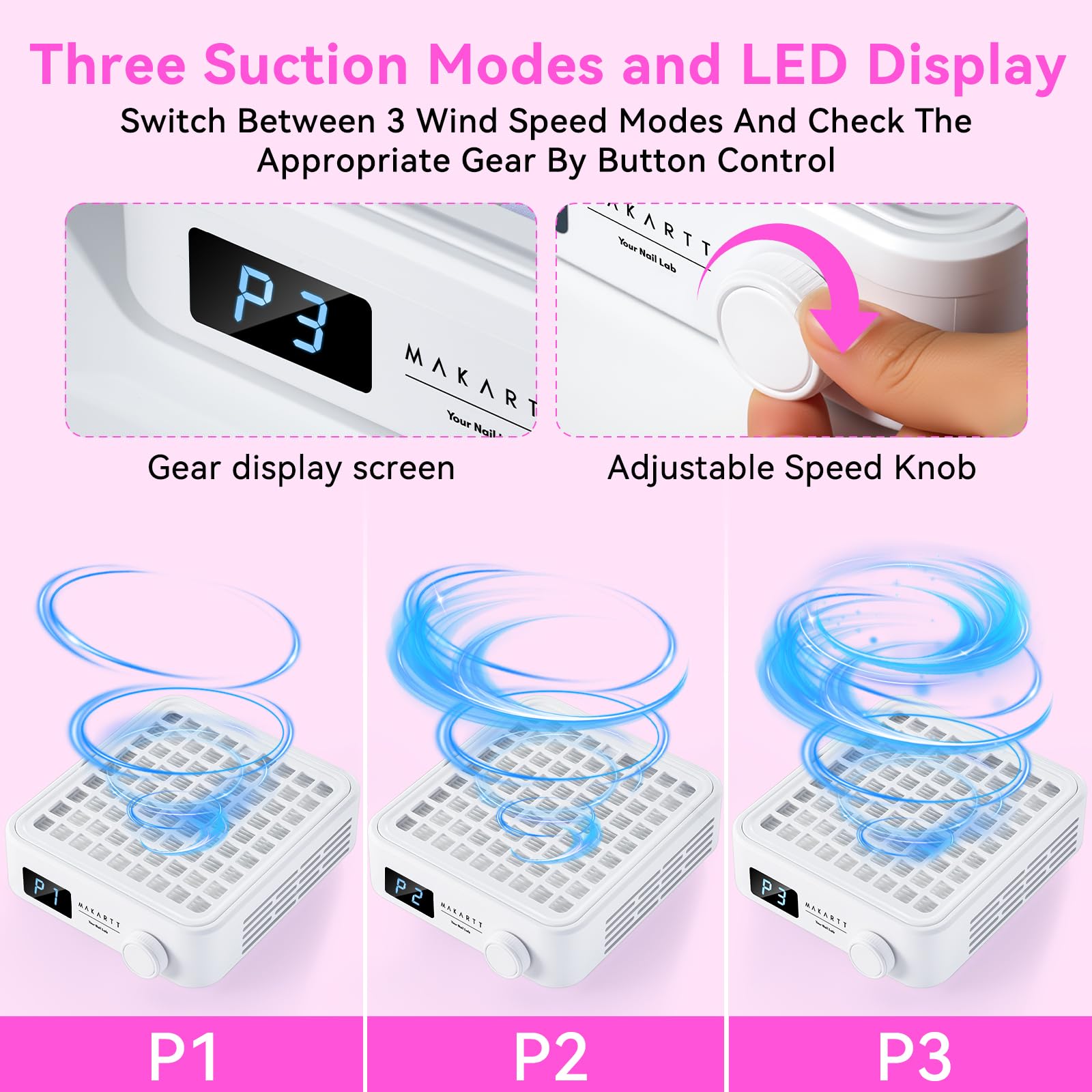 Makartt nail dust collector ideal for salon workflows.