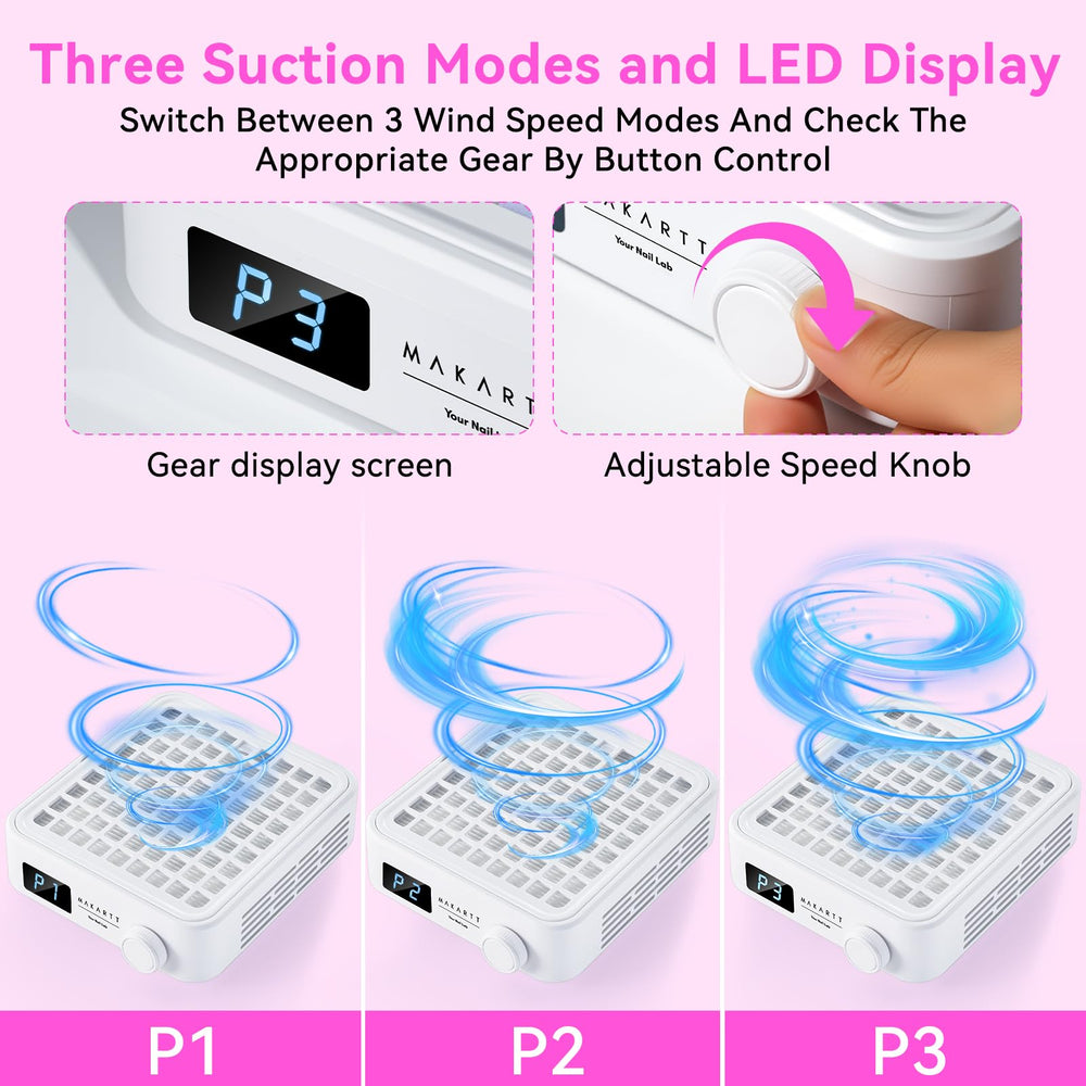 Makartt nail dust collector ideal for salon workflows.
