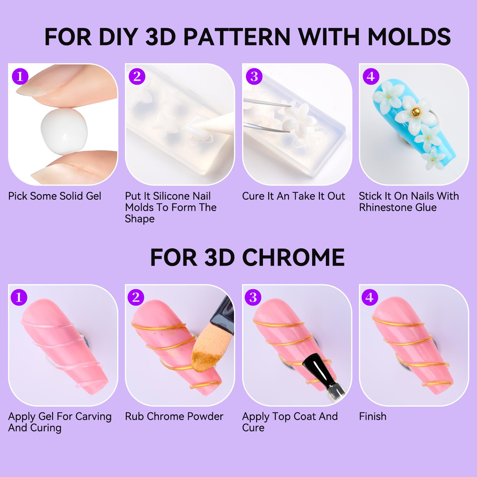 Makartt nail file and buffer prep nails for lasting results.