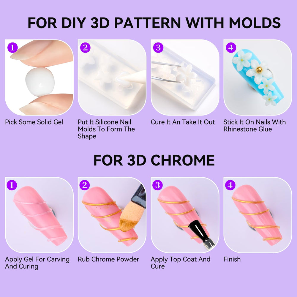 Makartt nail file and buffer prep nails for lasting results.