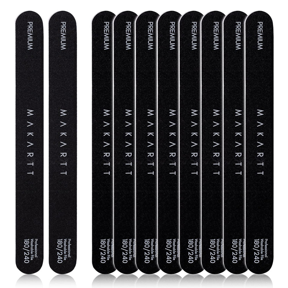 Makartt nail file finishes nails with shine and ultra-smooth edges.
