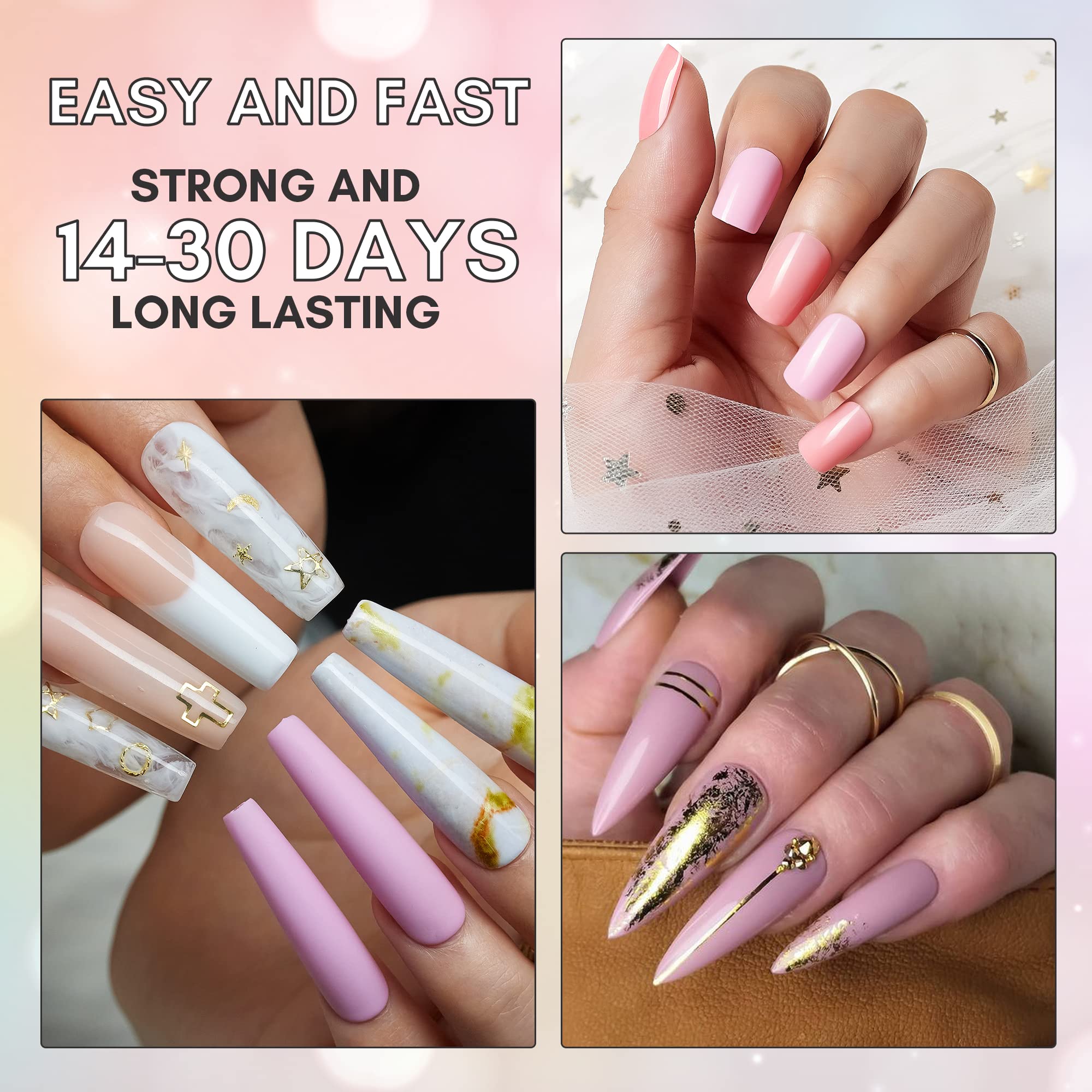 Makartt glue on nail demonstration shows precise, quick-setting bonding