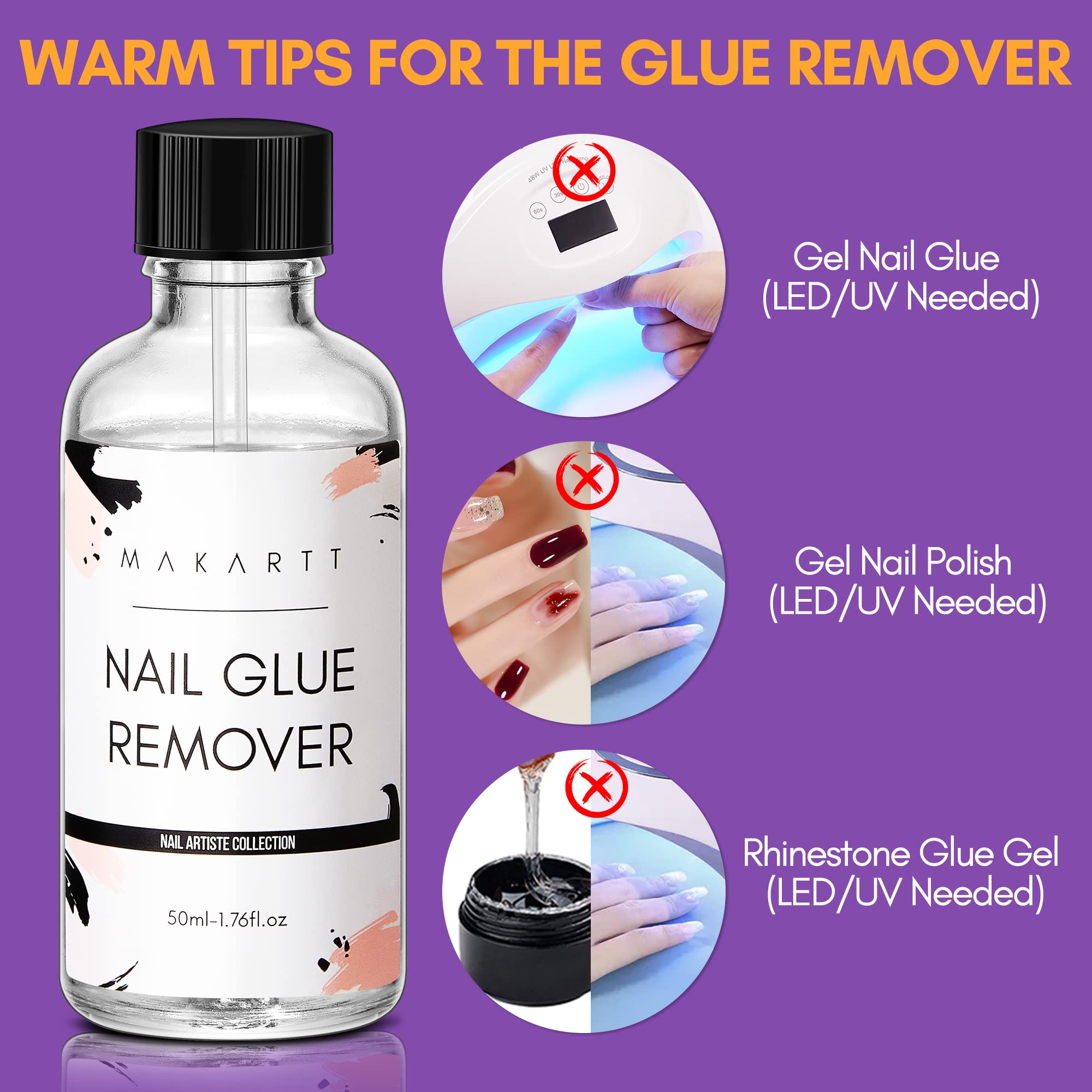 Makartt debonder supports safe, fast manicure steps.