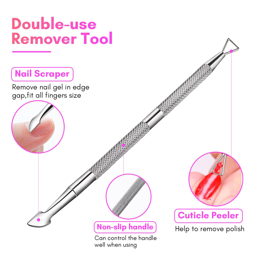 Makartt nail polish remover kit rose toe clips make toenail removal easy and mess-free.