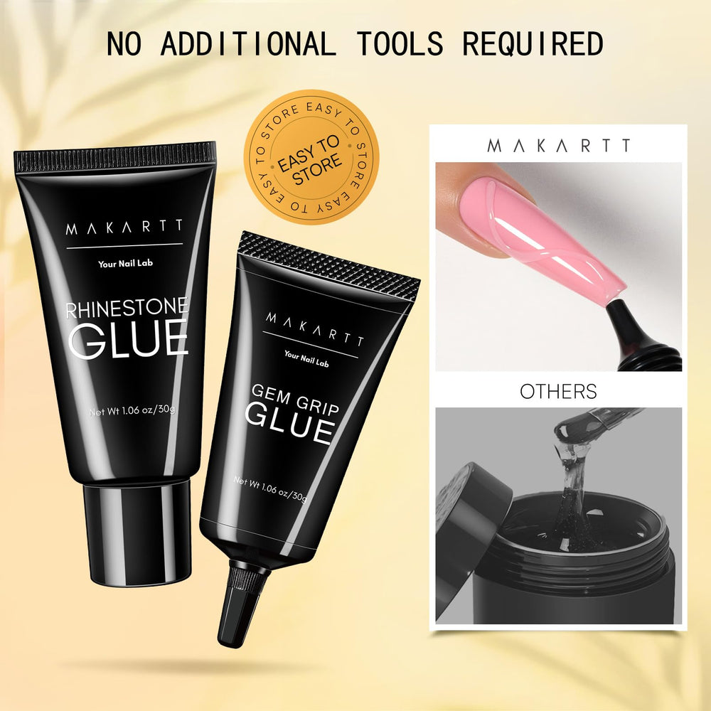 Makartt skin-friendly glue gel for comfortable DIY nails