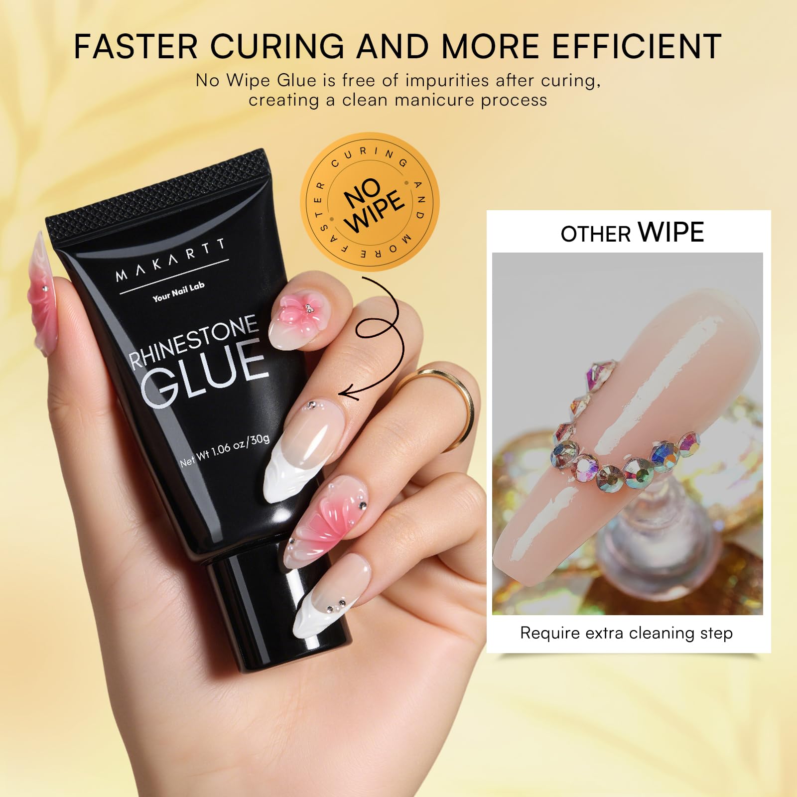 Makartt salon-use glue gel ready for professional use