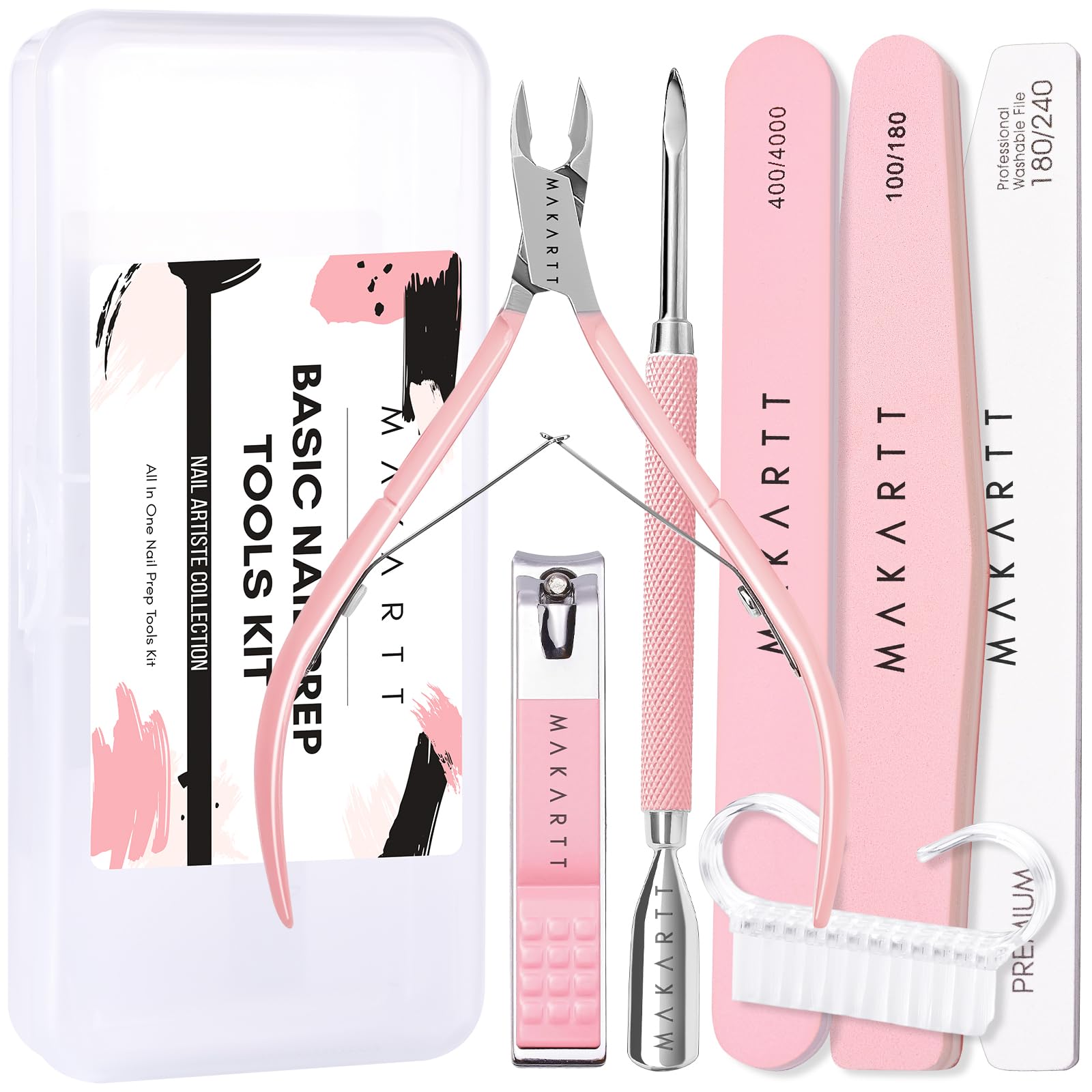 Makartt pink basic kit in a compact, travel-friendly design.