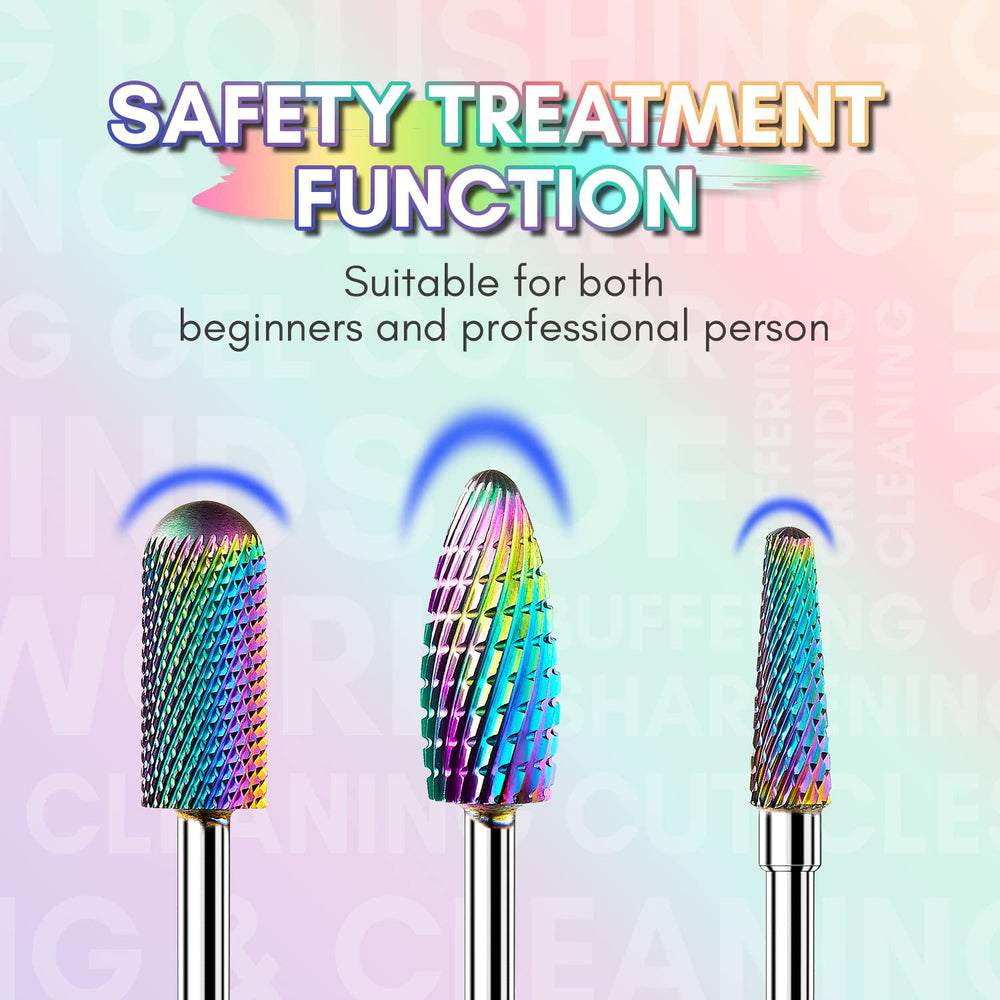 Makartt premium diamond carbide bit polishes nail surface for smooth edges.