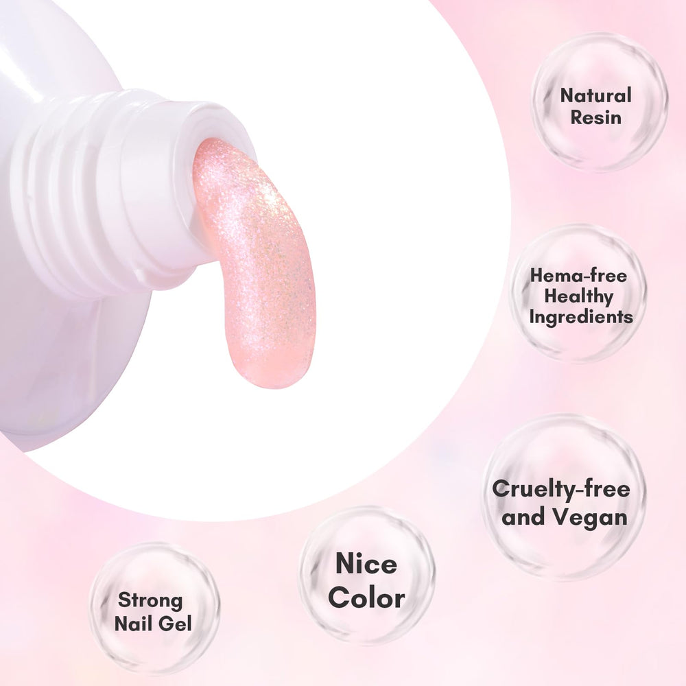 Makartt poly nail gel 50ml bottle ready for at-home manicures