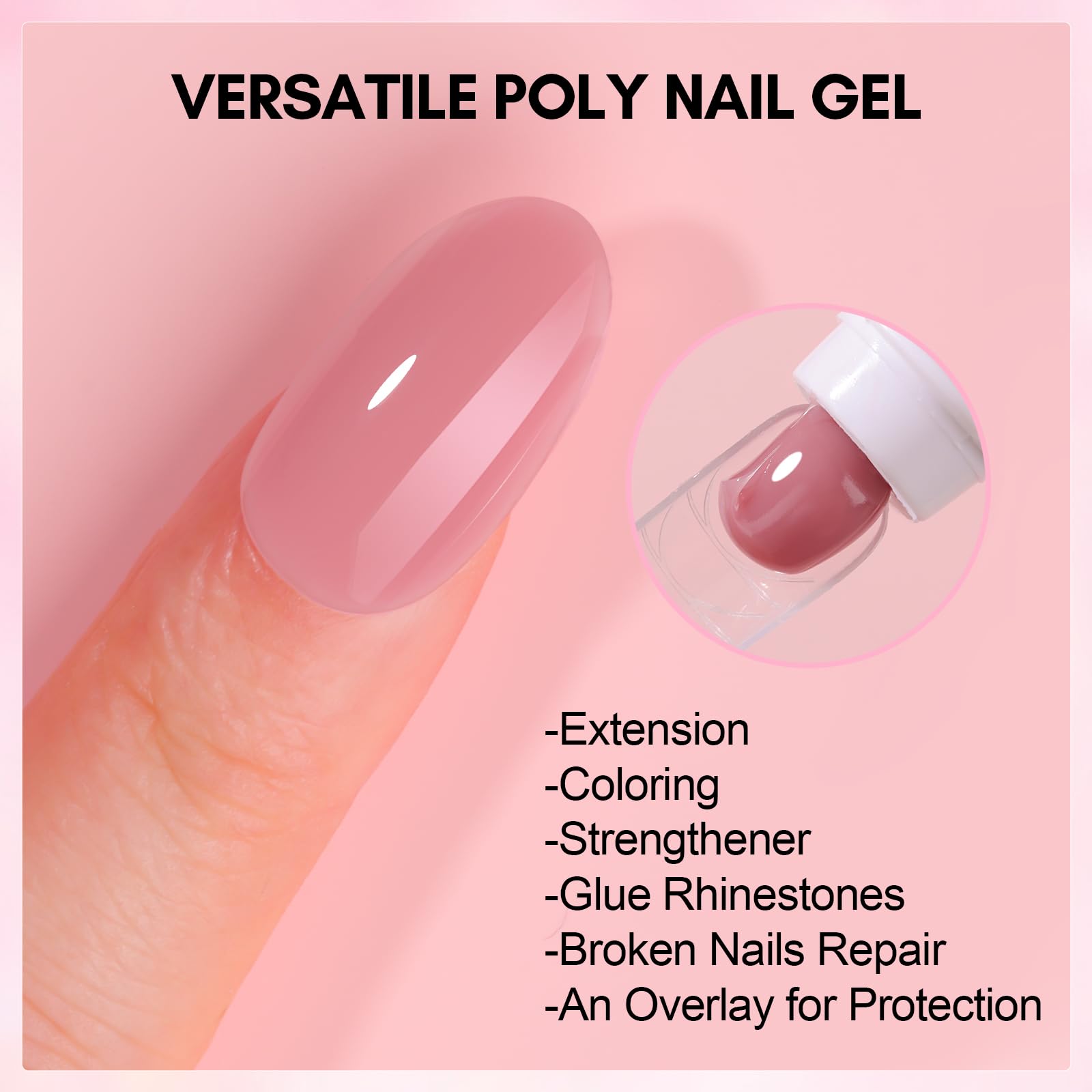 Makartt Poly Nail Gel dual-forms and slip solution ready for easy application