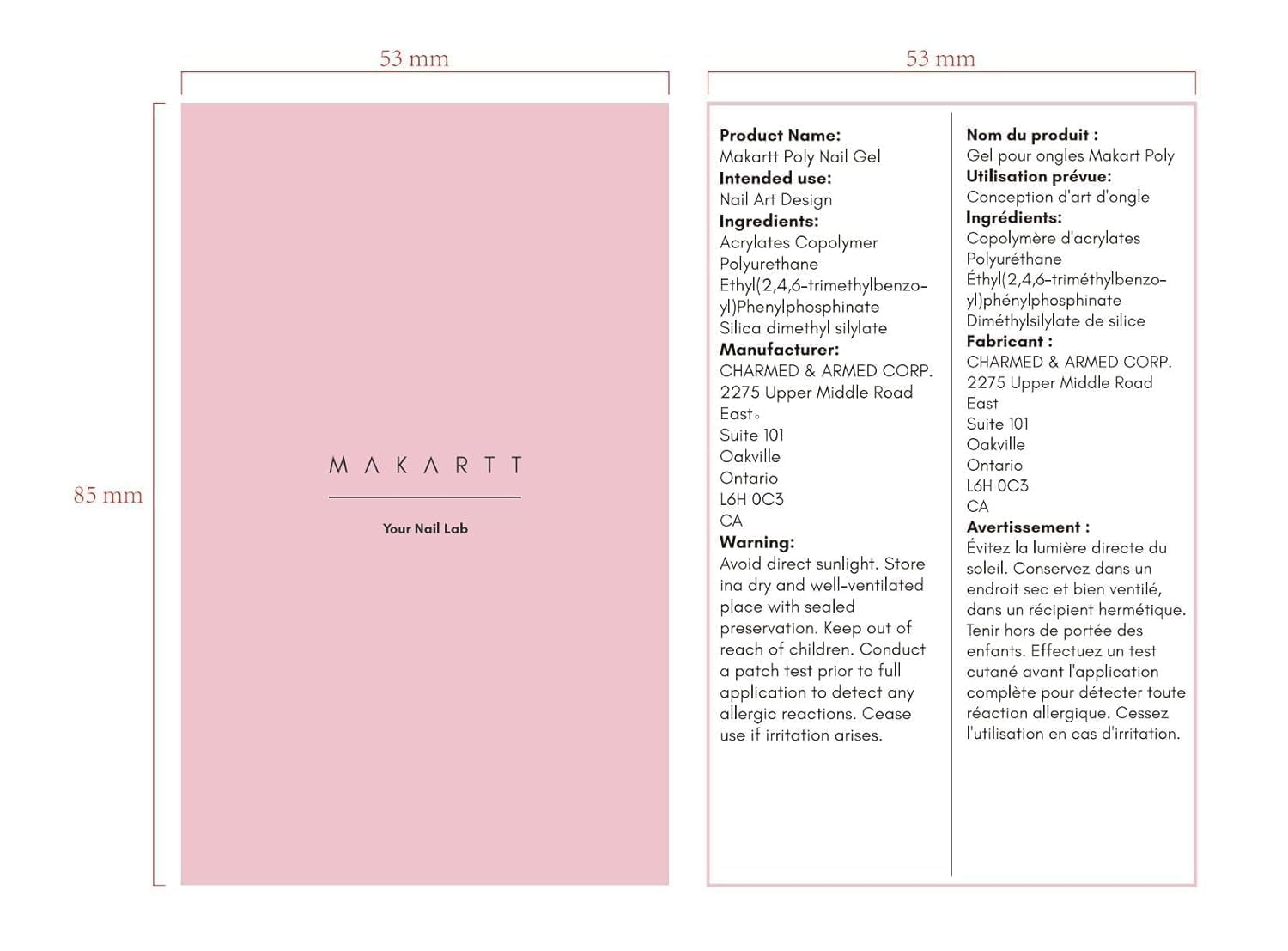 Makartt Poly Nail Gel suitable for professional salon use
