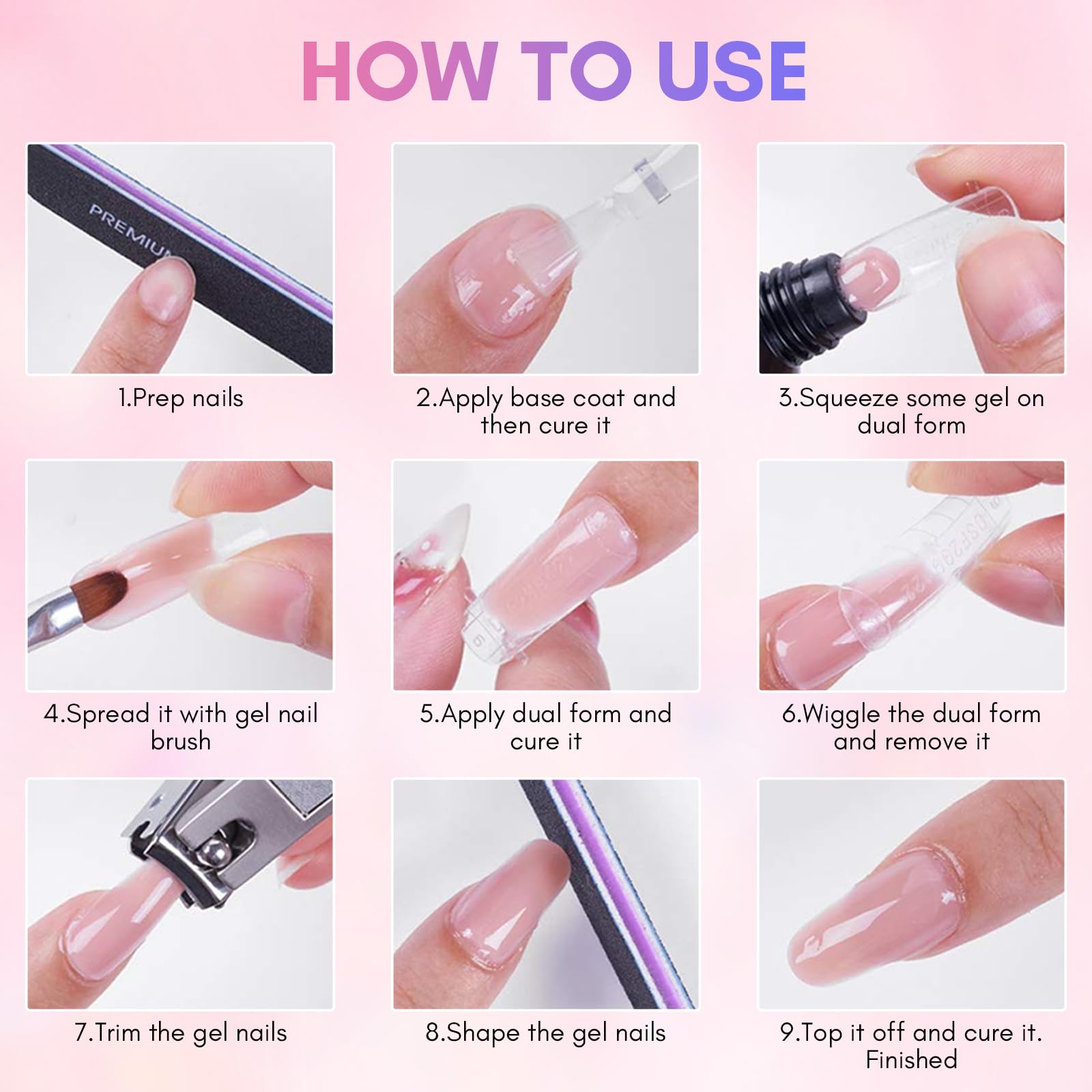 Makartt Poly Nail Gel Set home kit for salon-quality nails at home