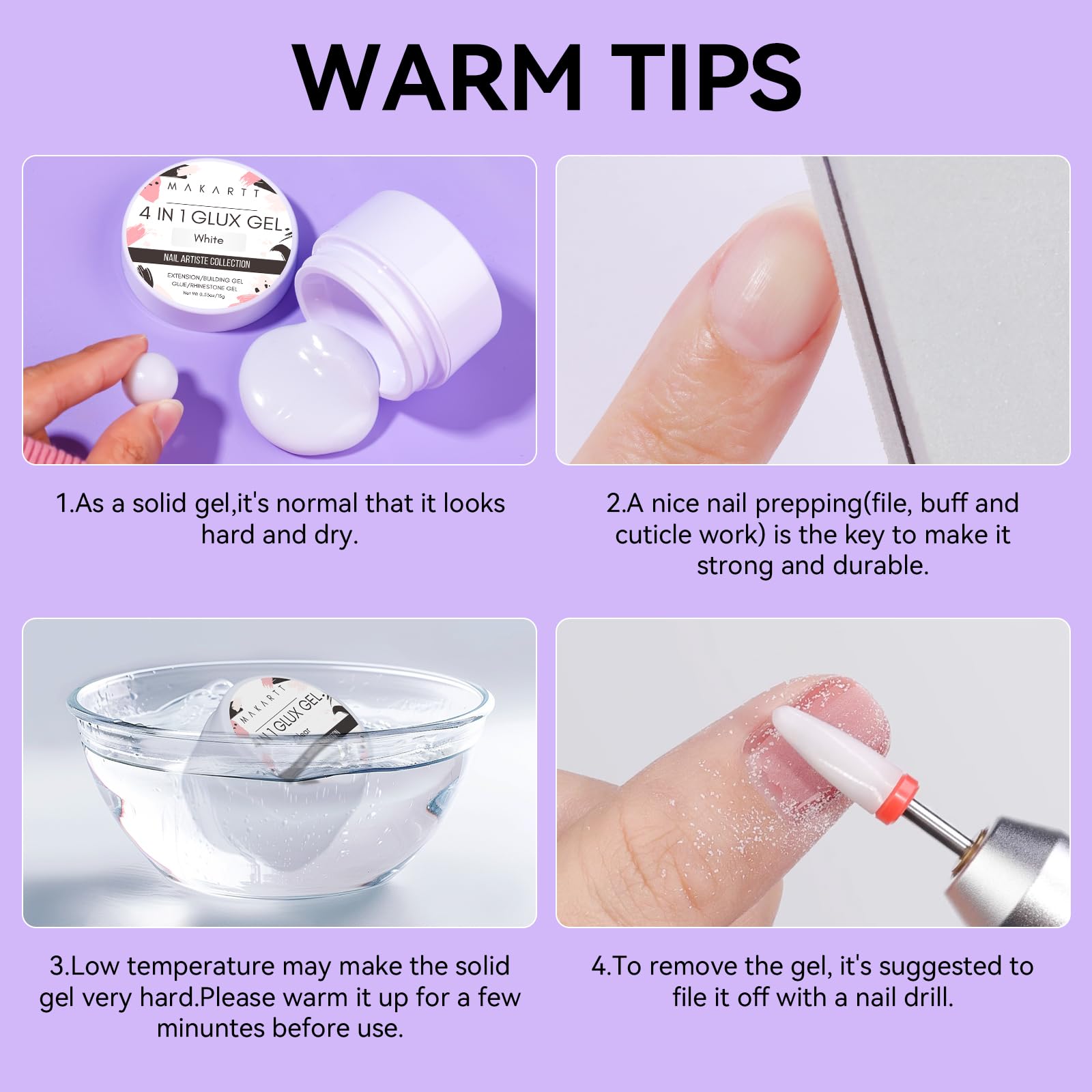 Makartt quick cure UV/LED lamp enables fast, even curing.